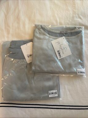 Pjharlow Light Blue Two-Piece Loungewear Set